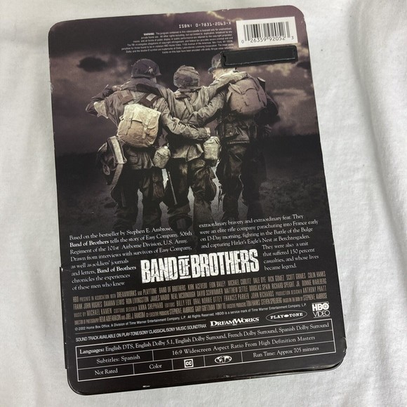 Band Of Brothers 6-Disc DVD Set Complete HBO Mini-Series Tin Box Nice - Picture 6 of 11